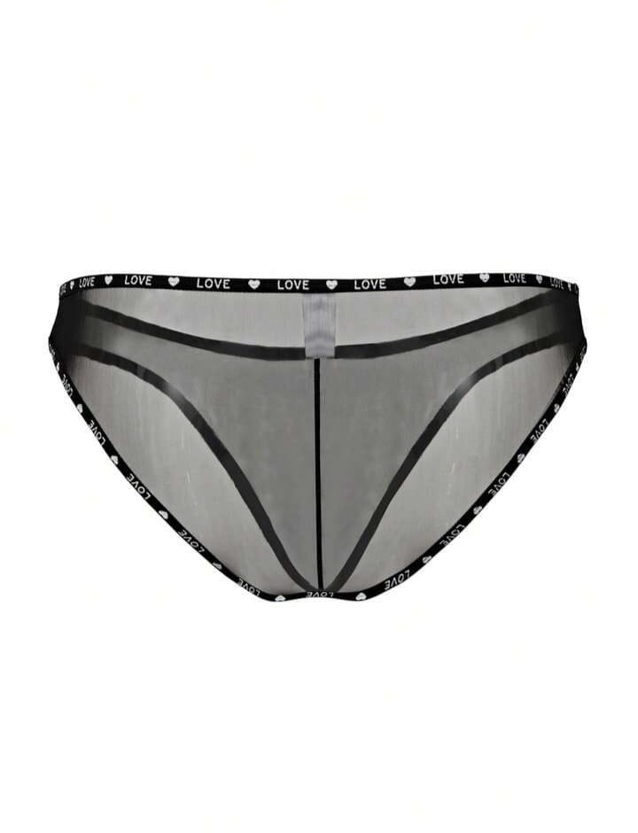 Shadow Love Mesh Brief
